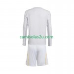 Camisolas de futebol Real Madrid Criança Equipamento Principal 2025/26 Manga Comprida